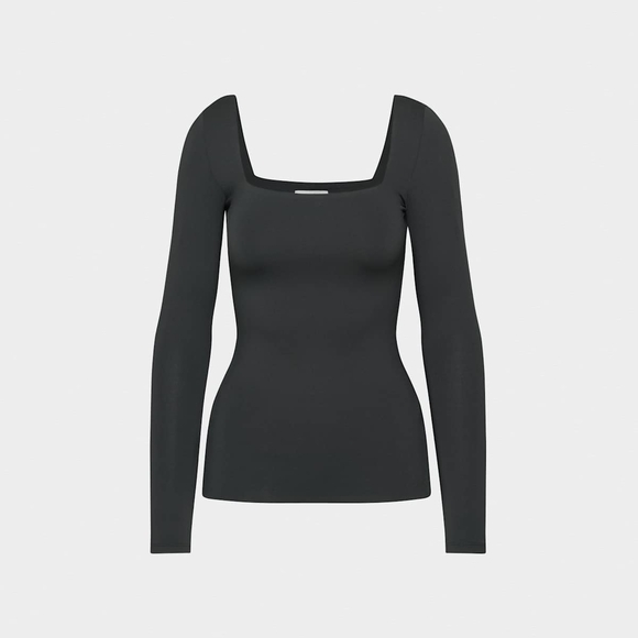 Aritzia Contour Squareneck Long Sleeve Top - Picture 6 of 6